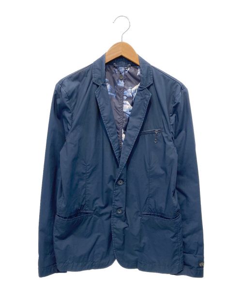 DIESEL（ディーゼル）DIESEL (ディーゼル) ナイロンテーラードジャケット ネイビー サイズ:Mの古着・服飾アイテム