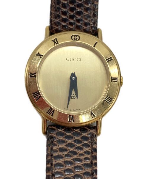 GUCCI（グッチ）GUCCI (グッチ) クオーツ腕時計 ゴールドの古着・服飾アイテム