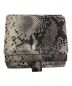 UNITED ARROWS (ユナイテッドアローズ) HALF FOLDING WALLET ブラック×グレー：5800円