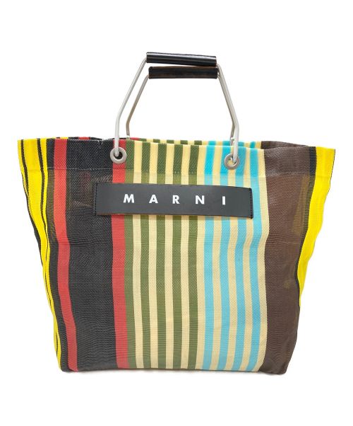 MARNI（マルニ）MARNI (マルニ) マーケットストライプトートバッグ マルチカラーの古着・服飾アイテム