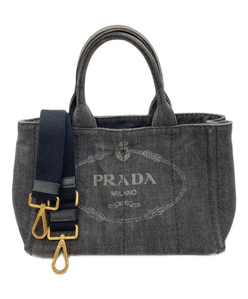 PRADA（プラダ）PRADA (プラダ) 2WAYバッグ カナパ ブラック サイズ:-の古着・服飾アイテム