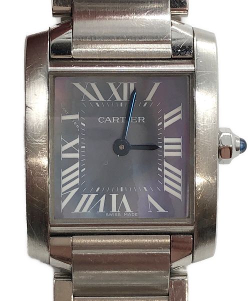 Cartier（カルティエ）Cartier (カルティエ) 腕時計 タンクフランセーズ ブルーシェルの古着・服飾アイテム