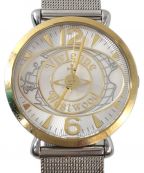 Vivienne Westwoodヴィヴィアンウエストウッド）の古着「腕時計 オーブデザイン クオーツ」｜ホワイト