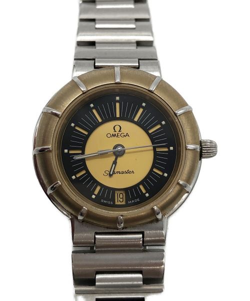 OMEGA（オメガ）OMEGA (オメガ) 腕時計 シーマスター ダイナミック ブラック×ゴールドの古着・服飾アイテム