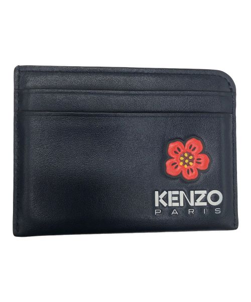 KENZO（ケンゾー）KENZO (ケンゾー) レザーカードケース ネイビーの古着・服飾アイテム
