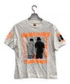 HUMAN MADE × STUDIO SEVENヒューマンメイド スタジオセブン）の古着「半袖Tシャツ」｜ホワイト×オレンジ