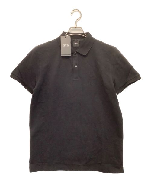 HUGO BOSS（ヒューゴ ボス）HUGO BOSS (ヒューゴ ボス) ポロシャツ ブラック サイズ:S 未使用品の古着・服飾アイテム