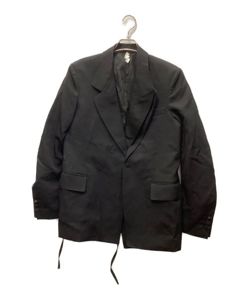 SOSHIOTSUKI（ソウシ オオツキ）SOSHIOTSUKI (ソウシ オオツキ) ダブルスモーキングジャケット ブラック サイズ:46の古着・服飾アイテム