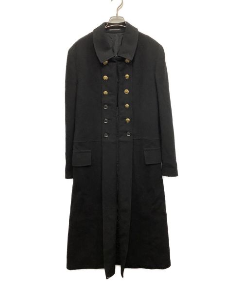 YOHJI YAMAMOTO（ヨウジヤマモト）YOHJI YAMAMOTO (ヨウジヤマモト) ナポレオンロングJKT ブラック サイズ:3の古着・服飾アイテム