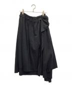 RAGNE KIKAS for Yohji Yamamotoラグネキカスフォーヨウジヤマモト）の古着「ロングスカート」｜ブラック