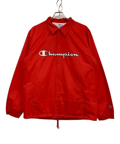 Champion（チャンピオン）Champion (チャンピオン) コーチジャケット レッド サイズ:XLの古着・服飾アイテム