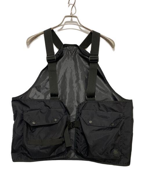 MIS（エムアイエス）MIS (エムアイエス) ハンティングベスト ブラック サイズ:FREEの古着・服飾アイテム