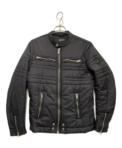 DIESEL（ディーゼル）DIESEL (ディーゼル) 中綿ジャケット ブラック サイズ:Mの古着・服飾アイテム