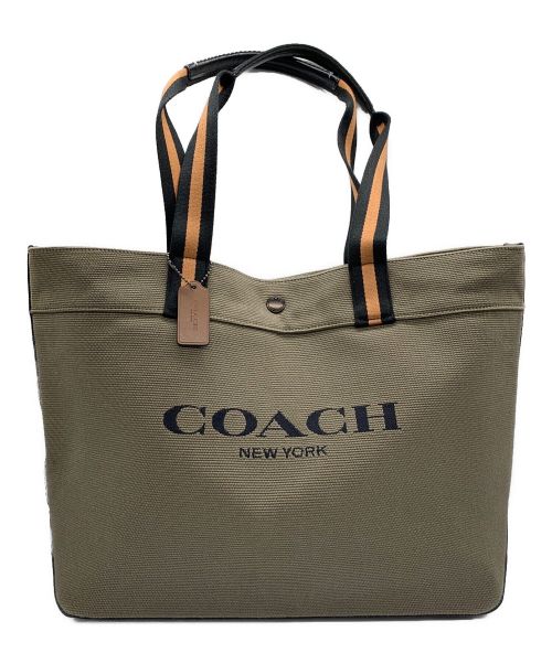 COACH（コーチ）COACH (コーチ) キャンバストートバッグ オリーブの古着・服飾アイテム