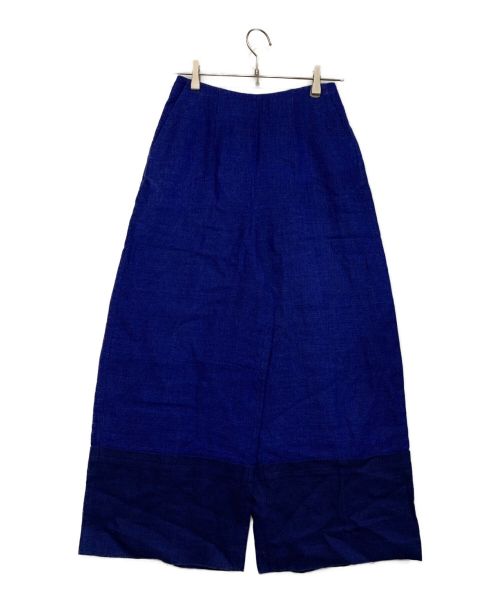 ENFOLD（エンフォルド）ENFOLD (エンフォルド) ワイドパンツ ブルー サイズ:36の古着・服飾アイテム