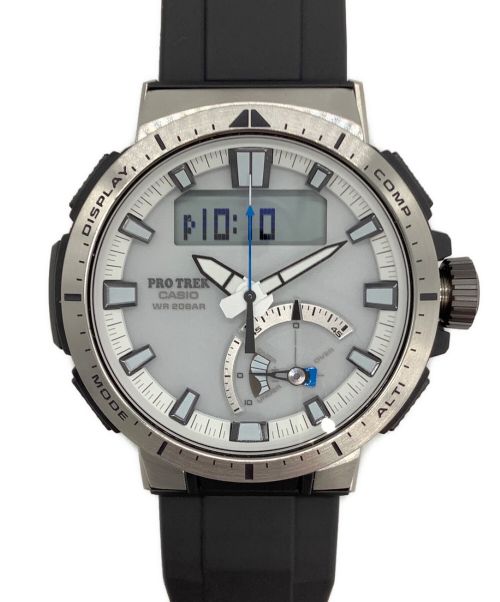CASIO（カシオ）CASIO (カシオ) 腕時計 ホワイトの古着・服飾アイテム