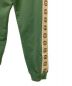 中古・古着 GUCCI (グッチ) Cotton Jogging Pant Jersey Trousers グリーン×ベージュ サイズ:L：48000円