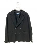 MAISON SPECIALメゾンスペシャル）の古着「Tweed Prime-Over Double Tailored Jacket」｜ブラック