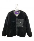 THE NORTHFACE PURPLELABELザ・ノースフェイス パープルレーベル）の古着「Wool Boa Fleece Field Cardigan」｜ブラック