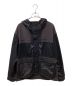 MAISON SPECIAL（メゾンスペシャル）の古着「配色デザインフーデッドジャケット」｜ブラック