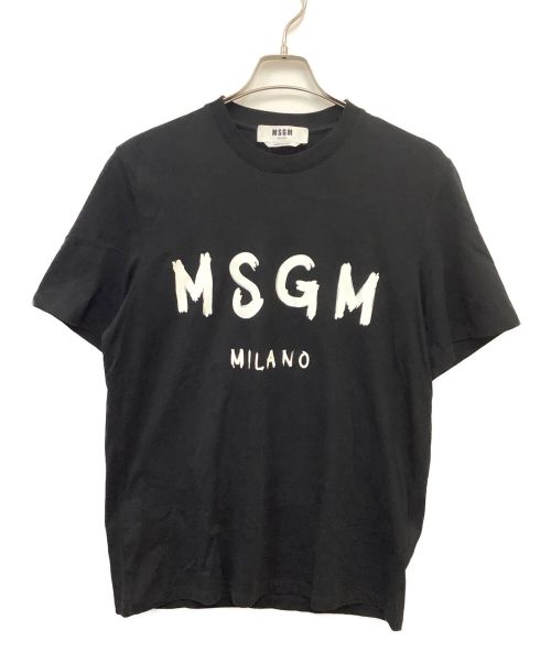 MSGM（エムエスジーエム）MSGM (エムエスジーエム) クルーネックオーバーサイズT ブラック サイズ:Sの古着・服飾アイテム