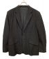 COMME des GARCONS HOMME（コムデギャルソン オム）の古着「綿ウールサージ製品加工 2Bジャケット」｜ブラック