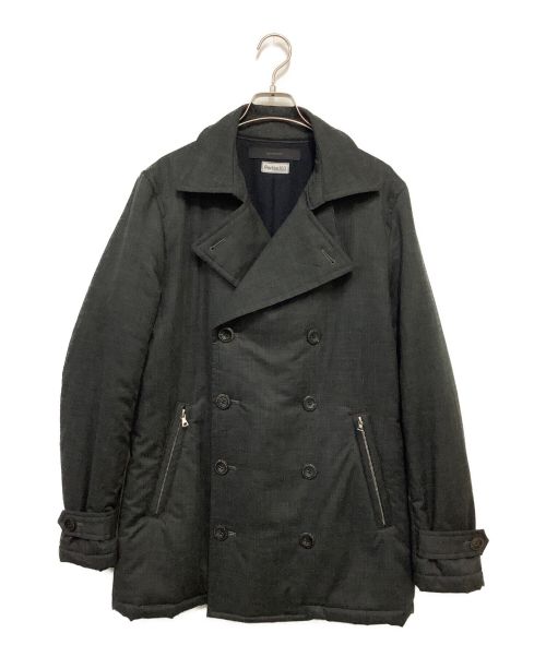 BACK BONE（バックボーン）BACK BONE (バックボーン) Pコート グレー サイズ:Lの古着・服飾アイテム