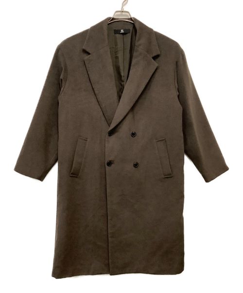 CAMBIO（カンビオ）CAMBIO (カンビオ) チェスターコート ブラウン サイズ:Lの古着・服飾アイテム