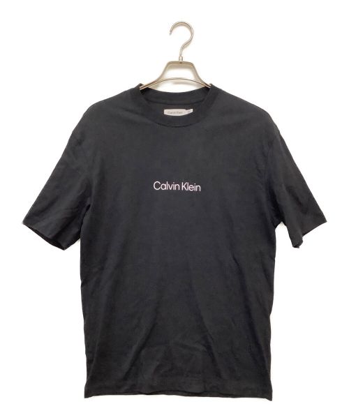 Calvin Klein（カルバンクライン）Calvin Klein (カルバンクライン) ロゴプリントTEE ブラック サイズ:Sの古着・服飾アイテム