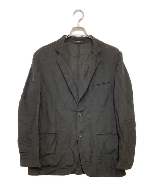 HERMES（エルメス）HERMES (エルメス) ナイロンテーラードジャケット ネイビー サイズ:Sの古着・服飾アイテム