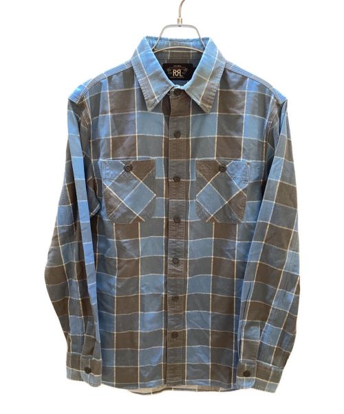 RRL（ダブルアールエル）RRL (ダブルアールエル) シャツ ブルー サイズ:Sの古着・服飾アイテム