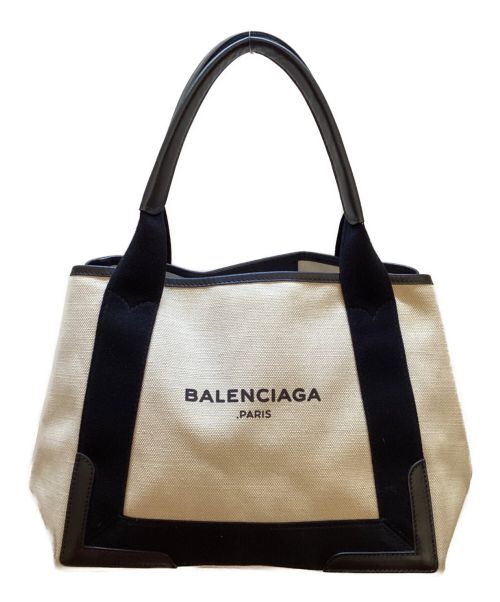 BALENCIAGA（バレンシアガ）BALENCIAGA (バレンシアガ) ハンドバッグ ホワイト×ブラックの古着・服飾アイテム