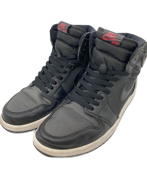 NIKE（ナイキ）NIKE (ナイキ) Nike Air Jordan 1 Retro High OG Black/Metallic Silver/Gym Red ブラック サイズ:US 10の古着・服飾アイテム