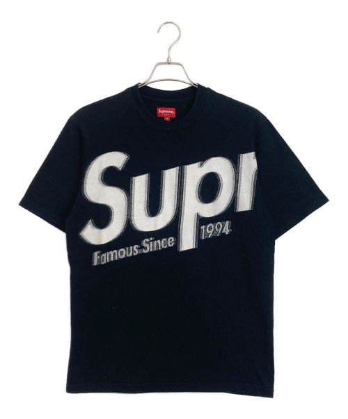SUPREME（シュプリーム）SUPREME (シュプリーム) SUPREME 21SS Intarsia Spellout S/S Top ブラック サイズ:Sの古着・服飾アイテム