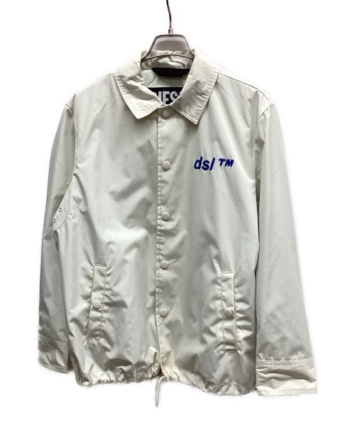 DIESEL（ディーゼル）DIESEL (ディーゼル) J-Coal-NP コーチジャケット ホワイト サイズ:XSの古着・服飾アイテム