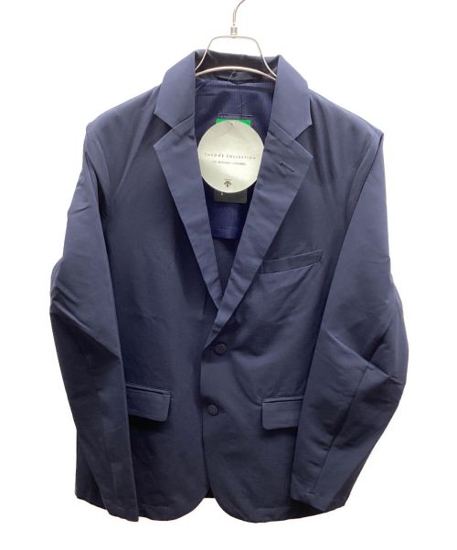 DESCENTE（デサント）DESCENTE (デサント) テーラードジャケット ネイビー サイズ:Mの古着・服飾アイテム