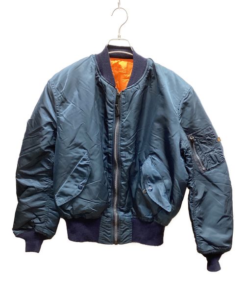 ALPHA（アルファ）ALPHA (アルファ) フライトジャケット ネイビー サイズ:Lの古着・服飾アイテム