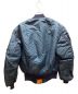 ALPHA (アルファ) フライトジャケット ネイビー サイズ:L：10000円