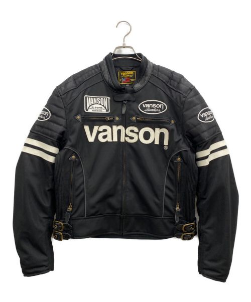 VANSON（バンソン）VANSON (バンソン) レーシングスーツ ブラック サイズ:Lの古着・服飾アイテム