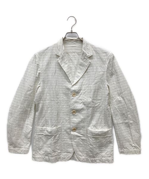 ISSEY MIYAKE（イッセイミヤケ）ISSEY MIYAKE (イッセイミヤケ) 3Bジャケット ホワイト サイズ:2の古着・服飾アイテム