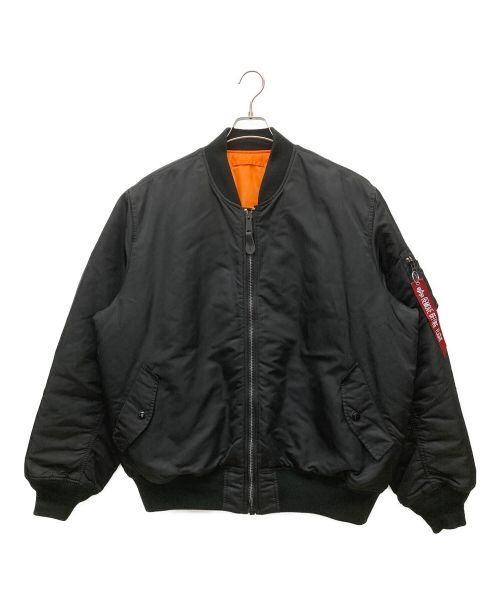 ALPHA（アルファ）ALPHA (アルファ) MA-1ジャケット ブラック サイズ:4Lの古着・服飾アイテム
