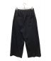 MAISON SPECIAL (メゾンスペシャル) Omega Rib Pin Tuck Wide Pants ブラック サイズ:Ｍ：8000円