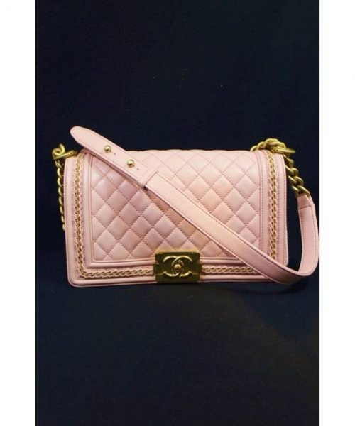 中古 古着通販 Chanel シャネル ボーイシャネル マトラッセ ショルダーバッグ ピンク ボーイシャネル A 定価5 1円 ラムスキン ブランド 古着通販 トレファク公式 Trefac Fashion