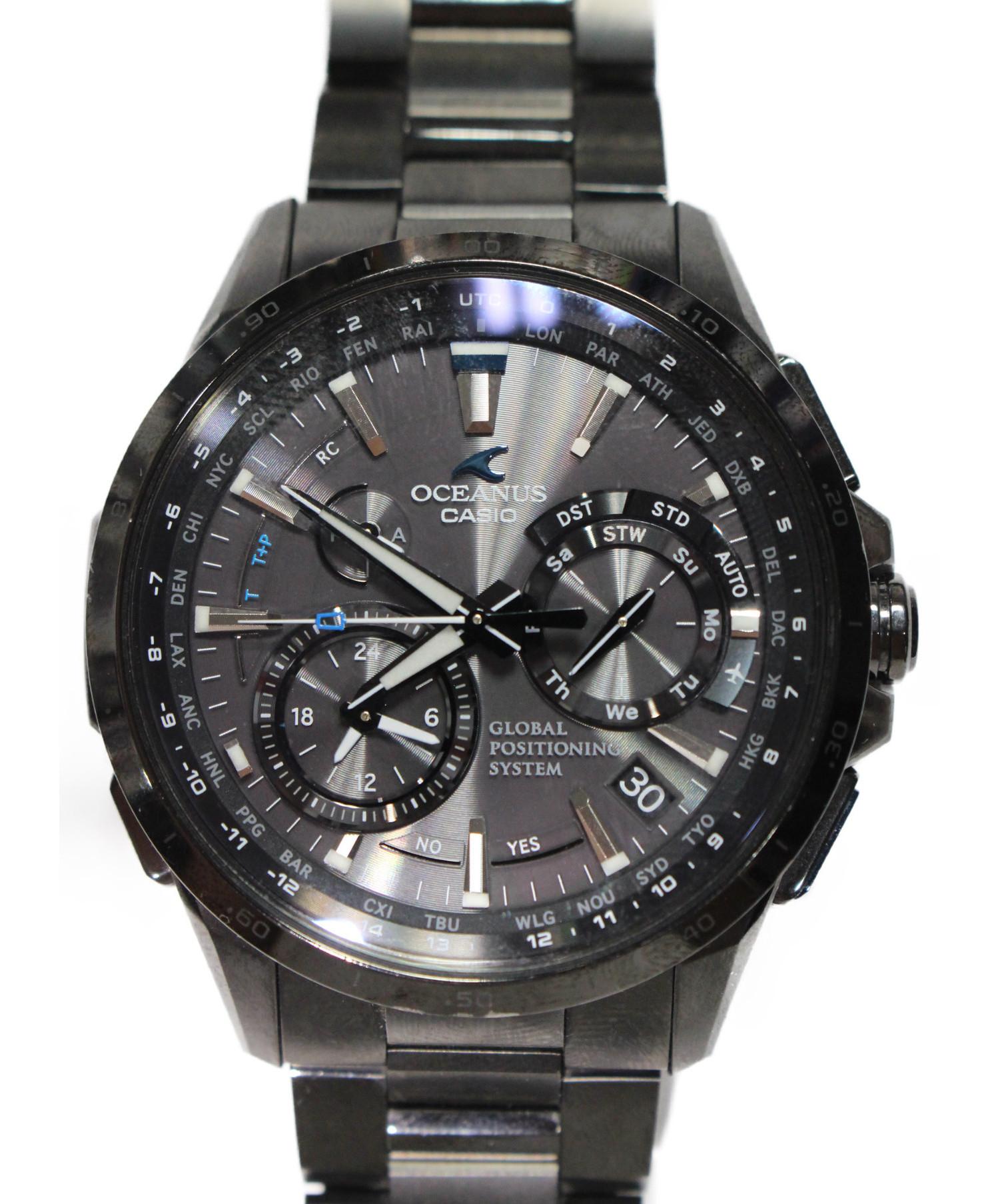 【中古・古着通販】CASIO (カシオ) 腕時計 オシアナス OCW-G1000B-1AJF 電波ソーラー｜ブランド・古着通販 トレファク公式