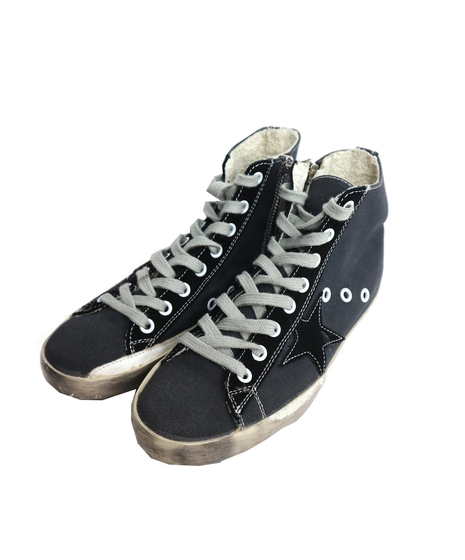 中古 古着通販 Golden Goose ゴールデングース ハイカットスニーカー グレー サイズ 35 Francy ブランド 古着通販 トレファク公式 Trefac Fashion