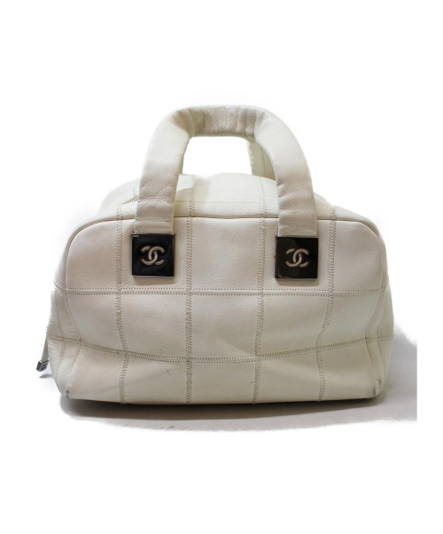 中古 古着通販 Chanel シャネル チョコバーステッチ ボストンバッグ チョコバーステッチ ブランド 古着通販 トレファク公式 Trefac Fashion