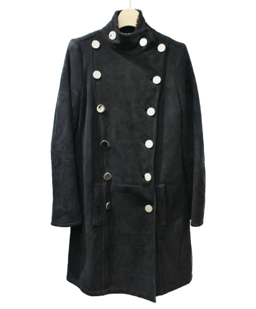 GUCCI（グッチ）GUCCI (グッチ) ムートンコート ブラック サイズ:36の古着・服飾アイテム