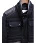 MONCLER (モンクレール) BURTON/ダウンジャケット ブラック サイズ:3 冬物 ウール×レザー：64800円