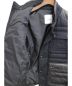 中古・古着 MONCLER (モンクレール) BURTON/ダウンジャケット ブラック サイズ:3 冬物 ウール×レザー：64800円