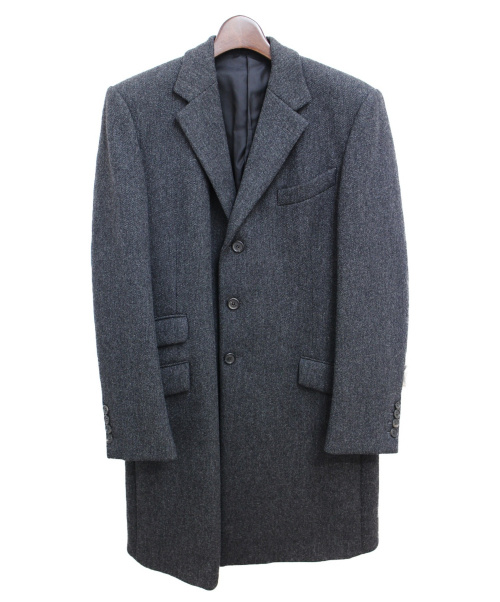 PRADA（プラダ）PRADA (プラダ) バージンウールコート グレー サイズ:48の古着・服飾アイテム